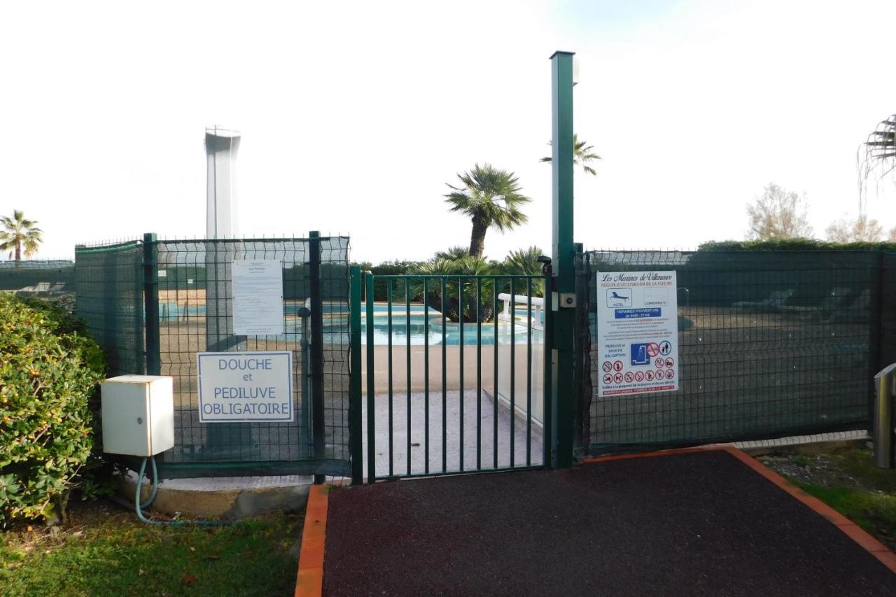 Air-Conditioned 4-Room "Marine Villeneuve" Flat With Pool And Parking Exterior foto
